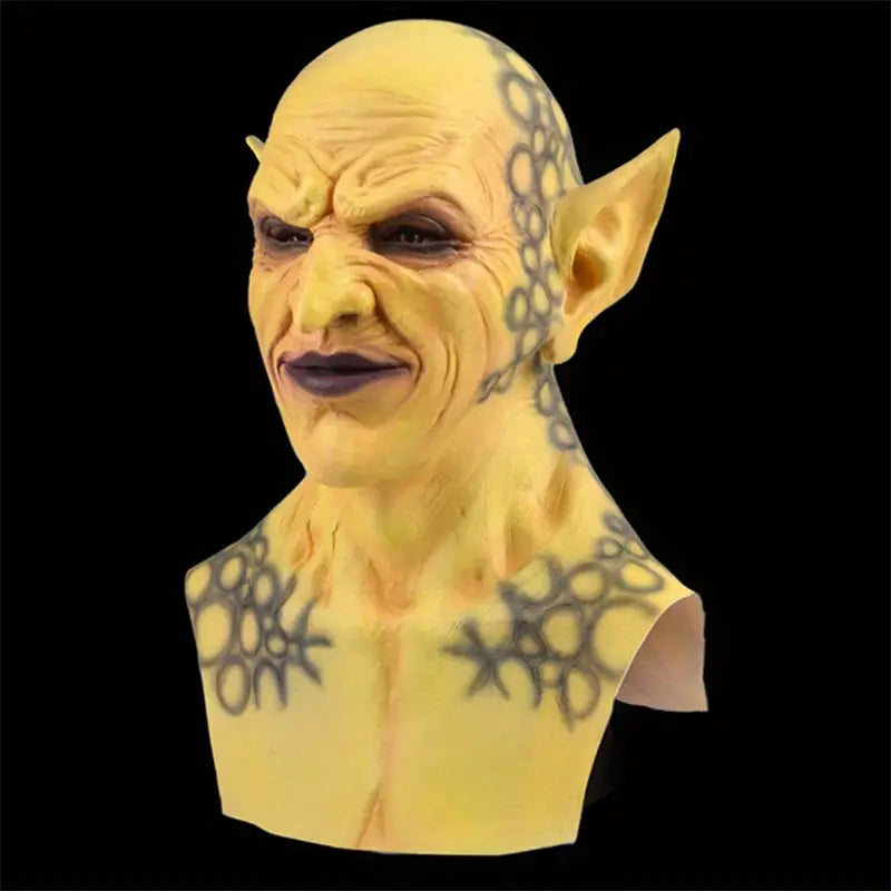 The Diabolical Grin: Demon Joker Latex Mask