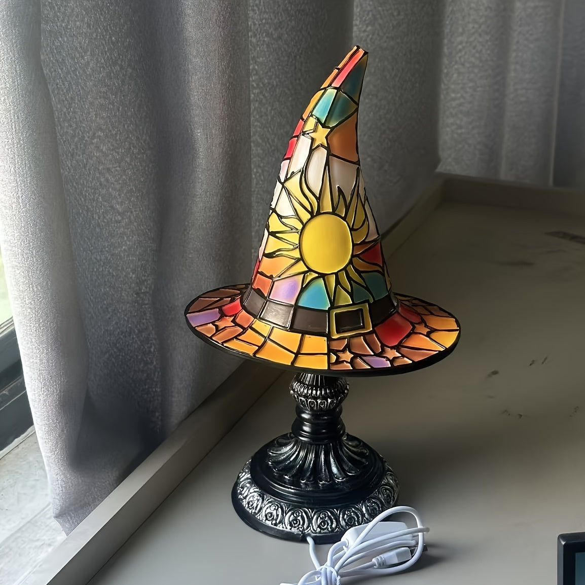30cm Halloween Witch Hat Lamp