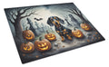 Dachshund Spooky Halloween Glass Cutting Board