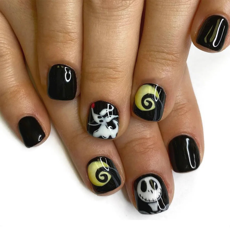 Halloween Pumpkin Press-On Nails
