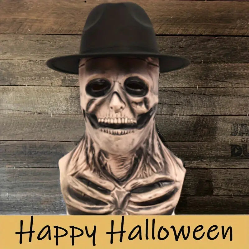 Grim Reaper's Grin: Halloween Skull Mask