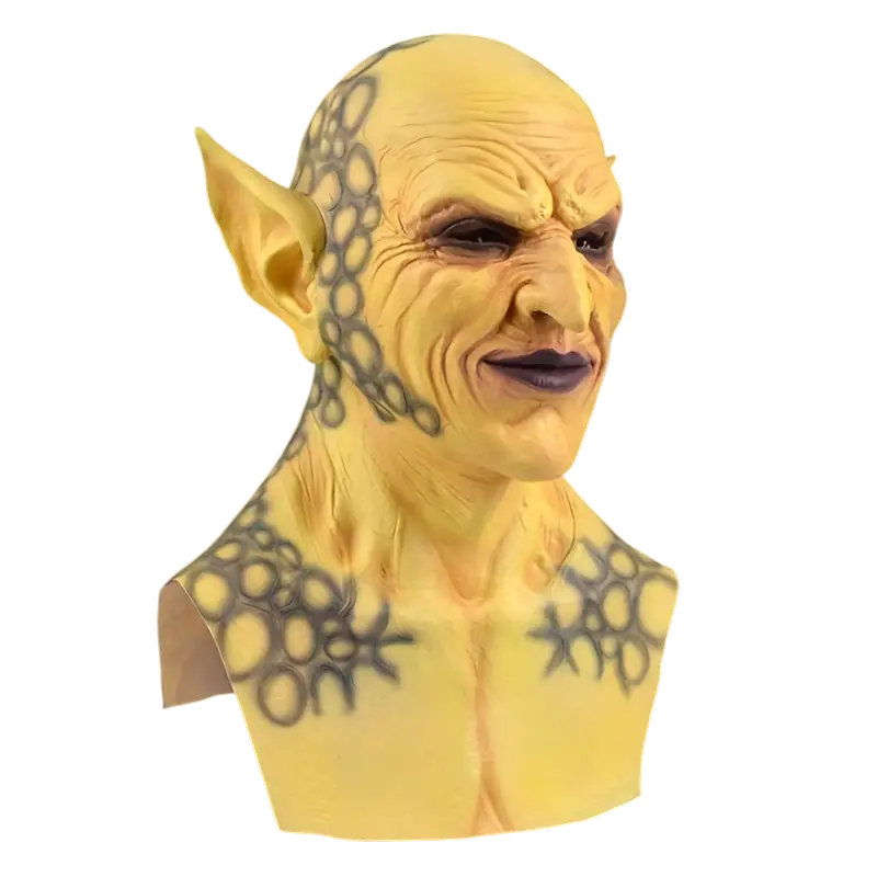 The Diabolical Grin: Demon Joker Latex Mask