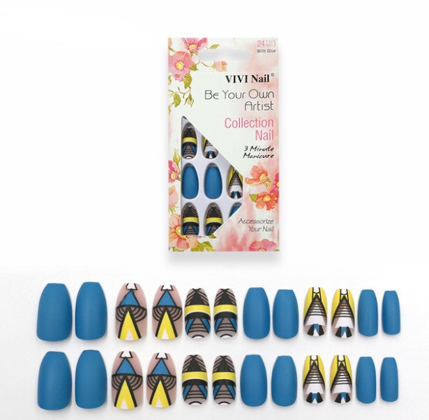 fake nails matte nail sheets