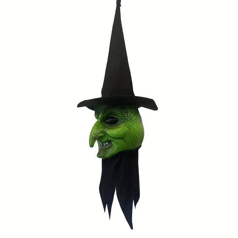 3D Halloween Witch Mask Lantern Hanging Decoration
